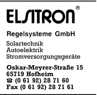 Elsitron Regelsysteme GmbH