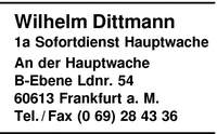 Dittmann, Wilhelm